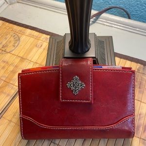 Day planner wallet,weekly or monthly red EUC